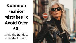 Fashion Mistakes To Avoid Over 60 Fashion Trends To Consider Instead [upl. by Iemaj]