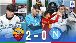 INCUBO CHE DISASTRO ROMANAPOLI 20  LIVE REACTION NAPOLETANI [upl. by Ornas]