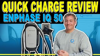 Enphase IQ 50 EV Charger Quick Charge Review [upl. by Atinwahs]