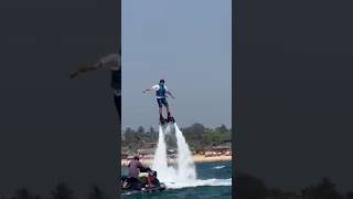 Flyboarding Goa india bagabeach goa watersports india goabeachparty goabeach [upl. by Ule]