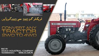 2WD to 4WD Tractor Conversion  Javaid Industrial Company Private Limited Pakistan [upl. by Anwaf]