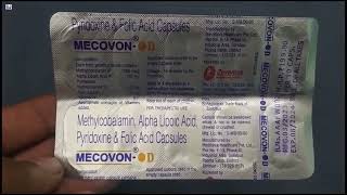 MECOVONOD Capsule  Methylcobalamin Alpha Lipoic Acid Pyridoxine amp Folic Acid Capsules  MECOVON OD [upl. by Saiff24]