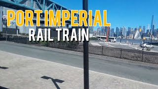 Transit Trains at Port Imperial Station in Weehawken NJ [upl. by Evadnee]