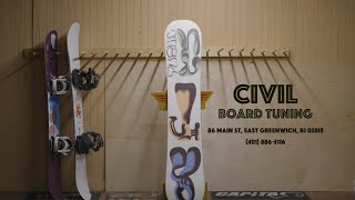 Civil Snowboard Tuning amp Wax [upl. by Adnyleb505]