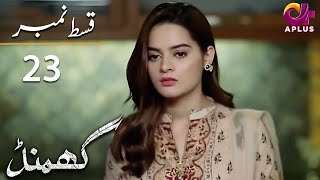 Pakistani Dramas  Ghamand  Episode 23  Aplus Dramas  Noman Ejaz Sunita Marshall Sadaf  CG1O [upl. by Summer]