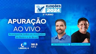 Cobertura ao vivo da apuração do 2º turno das Eleições 2024 no Pará e no Brasil [upl. by Vincenta793]