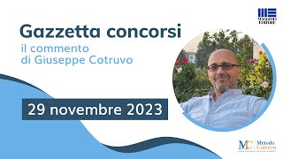 Gazzetta Concorsi 291123 concorsi comune Napoli prova scritta Agenzia Entrate bandi in arrivo [upl. by Haizek23]