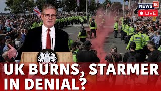 UK Protest Today Live  Keir Starmer On UK Protests  Plymouth Protests IntensifiesNews18 Live N18G [upl. by Aid]