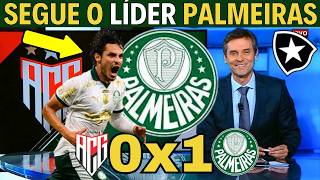 SEGUE O LÍDER COM GOL DE VEIGA PALMEIRAS VENCE E ASSUME A LIDERANÇA DO BR [upl. by Veneaux717]