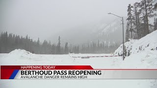 Berthoud Pass finally open but avalanche danger remains high [upl. by Archy942]