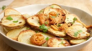 Schmaltz Roasted Potatoes with Gribenes Recipe [upl. by Fredrika]