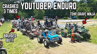 2021 BACKYARD 500 10Way YouTuber Enduro Race [upl. by Atiuqaj257]