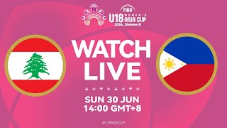 FINAL Lebanon v Philippines  Full Basketball Game  FIBA U18 Womens Asia Cup 2024  Divison B [upl. by Nnednarb415]