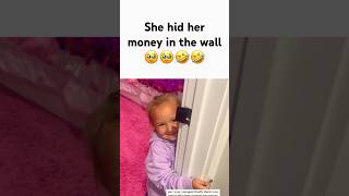 Dad discovers his daughters piggy bank 😂 [upl. by Anehs]