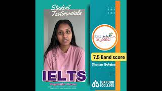 Success Stories from Oxford College Achieving IELTS Dreams Shenan [upl. by Trebbor]