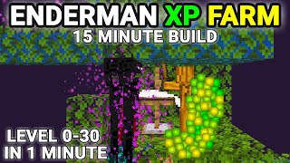 Effortless Enderman XP Farm 120 [upl. by Noired]