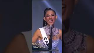 Miss Universe 2024 Cambodia 🇰🇭Davin Prasath Top 15 missuniverse cambodia beautypageanttube [upl. by Ramedlaw]