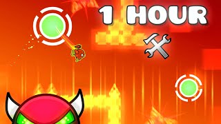 Making a FULL Geometry Dash LEVEL in 1 HOUR [upl. by Chaves]