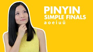 Learn Chinese Pinyin Lesson 1 Chinese Pinyin Simple Finals a o e i u ü Pinyin Vowels [upl. by Haidabej]