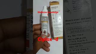 Ciplox  d Eye  Ear drops uses in hindi  ciprofloxacin dexamethasone eye ear drops review [upl. by Lemaceon215]