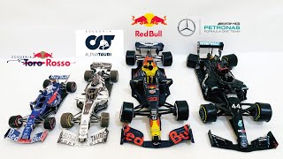 F1 car Paper Craft  RedBull  MercedesAMG [upl. by Philbo]