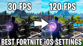 The BEST Settings for Fortnite Mobile on iOS Nvidia GeForce Now [upl. by Atled]