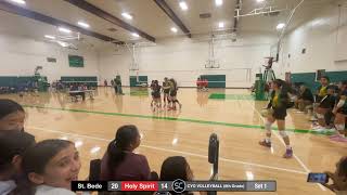 8th Grade St Bede vs Holy Spirit  St Bede 11924 [upl. by Enirol]