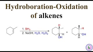 Hydroborationoxidation of alkenes [upl. by Ty]