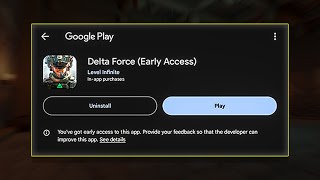 Delta Force Mobile Is Finally on Google Playstore [upl. by Nibbor]