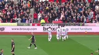 Stoke City  Million Manhoef Goal Celebrations vs Bristol City [upl. by Blanca]