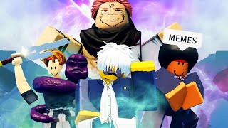 ROBLOX Sorcerer Battlegrounds Funny Moments Part 2 MEMES ⛩️ [upl. by Dehnel986]