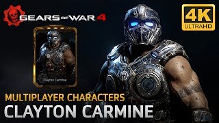 Gears of War 4  Multiplayer Characters Clayton Carmine [upl. by Annelak]