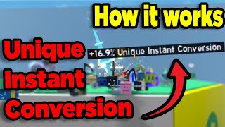 How Unique Instant Conversion Works In Bee Swarm Simulator [upl. by Ailat907]