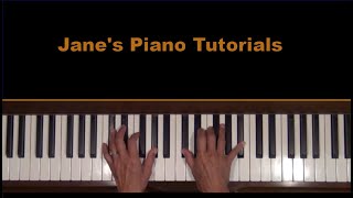 Dan Hill Sometimes When We Touch Piano Tutorial Slow [upl. by Ellienad66]