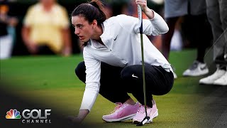 Full Caitlin Clark highlights from The Annika proam  Golf Channel [upl. by Laohcin]