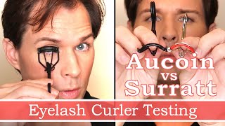 SURRATT vs KEVYN AUCOIN EYELASH CURLER WHICH IS BEST [upl. by Cavanagh]