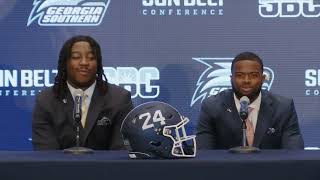 2024 Sun Belt Media Day Georgia Southern Main Stage [upl. by Ical]