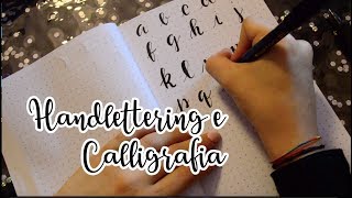 COME FARE L’HANDLETTERING E MIGLIORARE LA PROPRIA CALLIGRAFIA🌟 SL [upl. by Ettener]