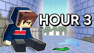 24 Hours As HOMELESS In Minecraft [upl. by Metabel]