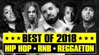 🔥 Hot Right Now  Best of 2018  Best RampB Hip Hop Rap Dancehall Songs of 2018  New Year 2019 Mix [upl. by Annavas]