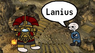 Amogus Lanius Battle with 100 Speech [upl. by Placida]