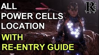 Horizon Zero Dawn  All Power Cells Location guide Ancient Armory Quest [upl. by Infeld]