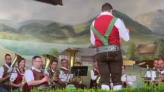 Bundesmusikkapelle Walchsee spielt beim Erntedank und Pfarrfest [upl. by Sutniuq348]