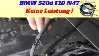 Keine Leistung beim Gas geben BMW F10 520d N47 Tutorial [upl. by Cynarra]