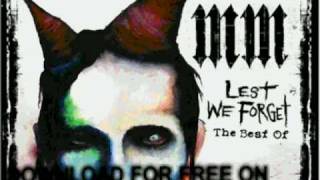 marilyn manson  Irresponsible Hate Anthem  Lest We Forget [upl. by Sacci179]