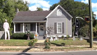 Americus Georgia Searching for Fall and Halloween Decorations a quotTraveling with Hubertquot Video [upl. by Aneet648]