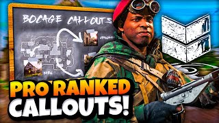 CDL PRO PLAYER Callouts on Bocage  COD Vanguard RANKED PLAY [upl. by Aiykan201]