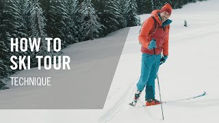 How to Ski Tour  11 Technique  Tutorial  DYNAFIT [upl. by Eeryk327]