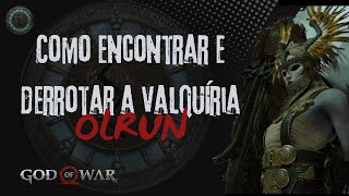 Localizando e derrotando a Valquíria Olrun God of War 4 [upl. by Ahsahs]