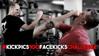 KICKPICS100facekicksCHALLENGE  Brandon Benenati [upl. by Enyale]